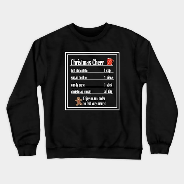 Christmas Cheer - Hot Chocolate Crewneck Sweatshirt by Coffee And